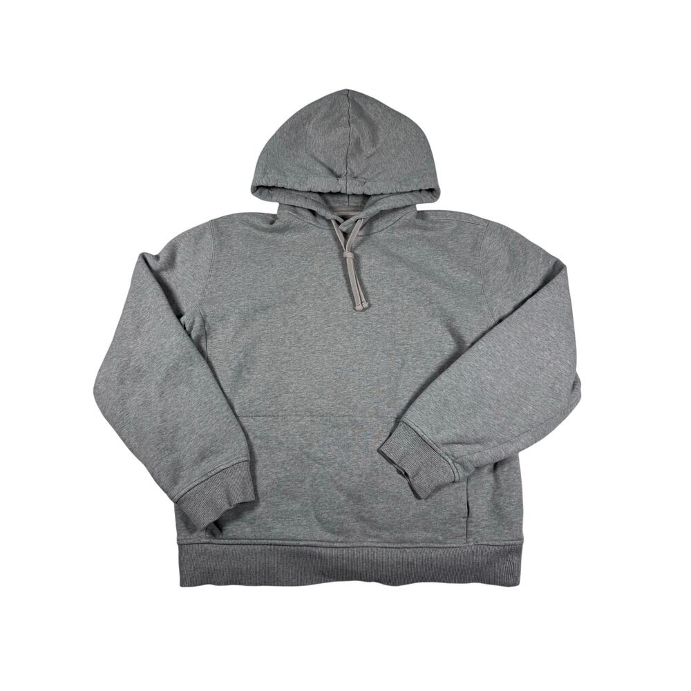 Everlane Men’s Gray Pullover Hoodie Size M Fleece Sweatshirt Minimalist